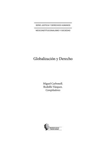 Globalizacion y derecho