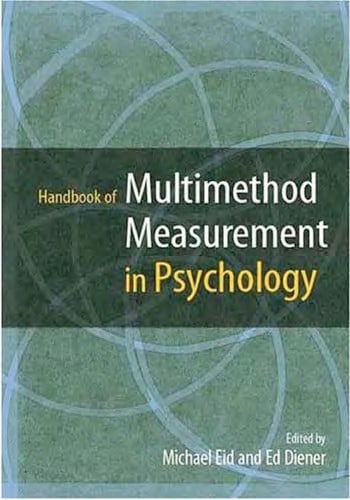 Handbook of multimethod measurement in psychology