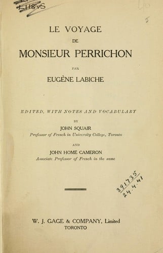 Le voyage de Monsieur Perrichon