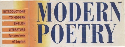 Modern poetry