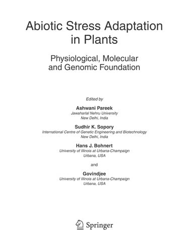 Abiotic stress adaptation in plants
