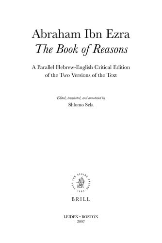 The Book of Reasons