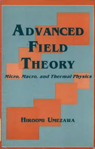 Advanced field theory