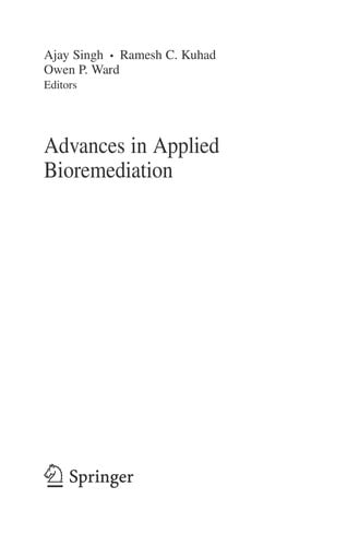 Advances in Applied Bioremediation