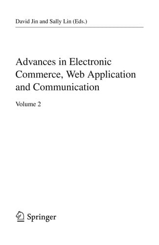 Advances in Electronic Commerce, Web Application and Communication