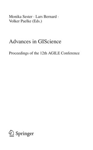 Advances in GIScience