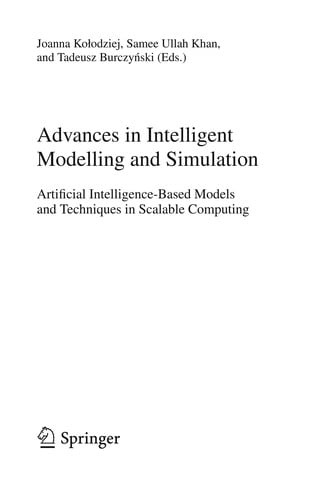 Advances in Intelligent Modelling and Simulation