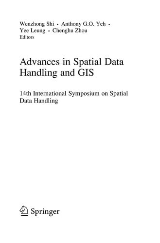 Advances in Spatial Data Handling and GIS