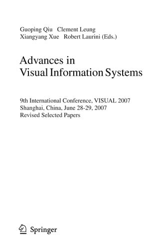 Advances in Visual Information Systems