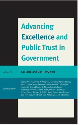 Advancing excellence and public trust in government