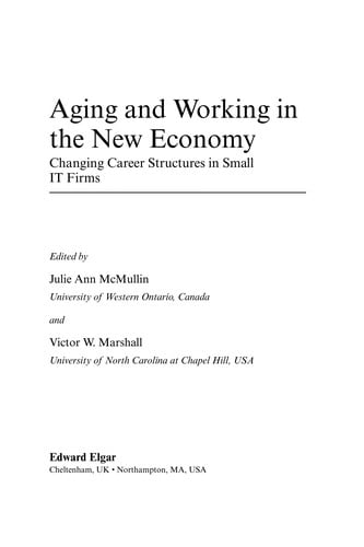 Aging and working in the new economy
