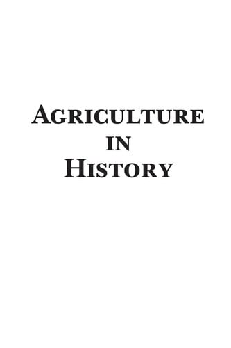 Agriculture in history