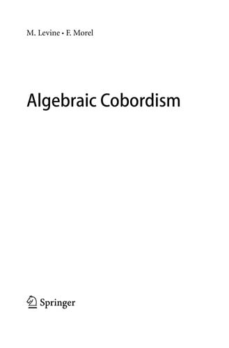 Algebraic cobordism