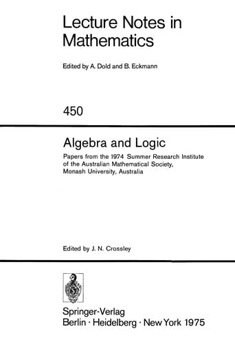 Algebra and logic