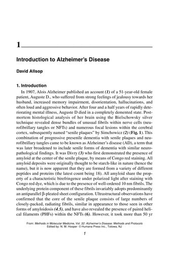 Alzheimer's disease