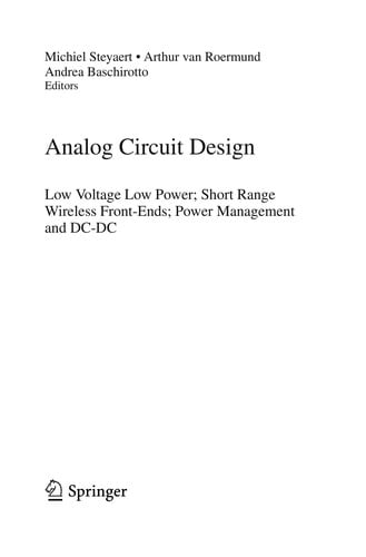 Analog circuit design