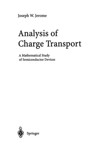 Analysis of Charge Transport
