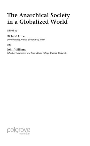 The anarchical society in a globalized world