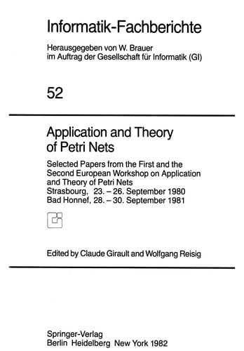 Application and Theory of Petri Nets