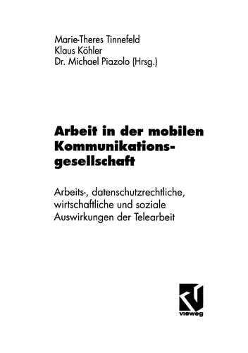 Arbeit in der mobilen Kommunikationsgesellschaft