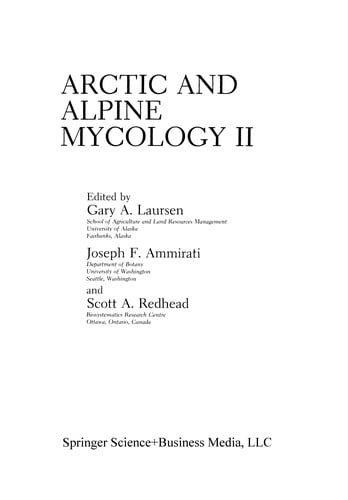 Arctic and Alpine Mycology II