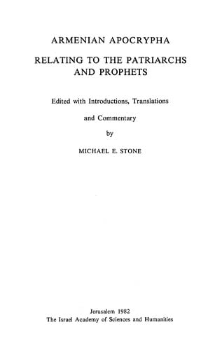 Armenian apocrypha
