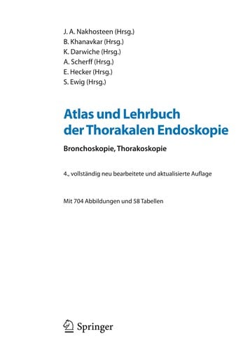 Atlas und Lehrbuch der thorakalen Endoskopie
