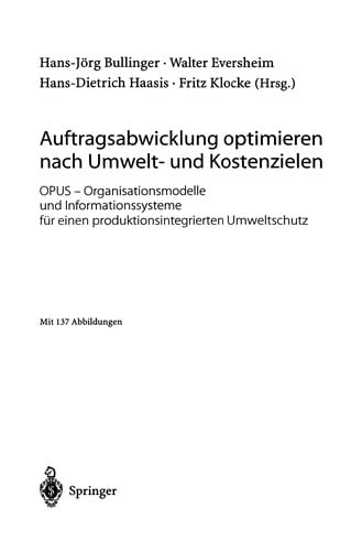 Auftragsabwicklung optimieren nach Umwelt- und Kostenzielen