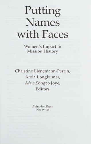 Putting names with faces