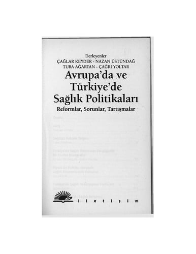 Avrupa'da ve Türkiye'de sağlık politikaları