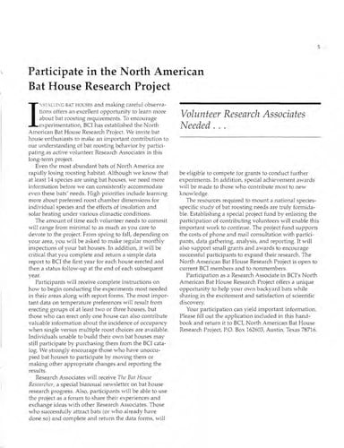 The bat house builder's handbook