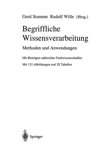 Begriffliche Wissensverarbeitung
