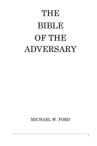The bible of the Adversary