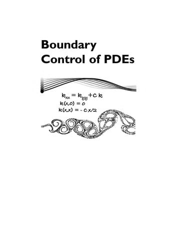 Boundary control of PDEs