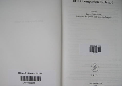 Brill's companion to Hesiod