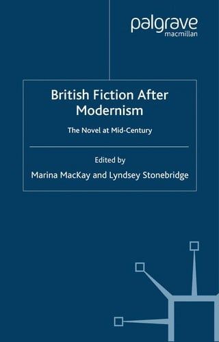 British fiction after modernism