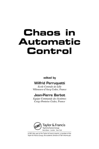 Chaos in automatic control
