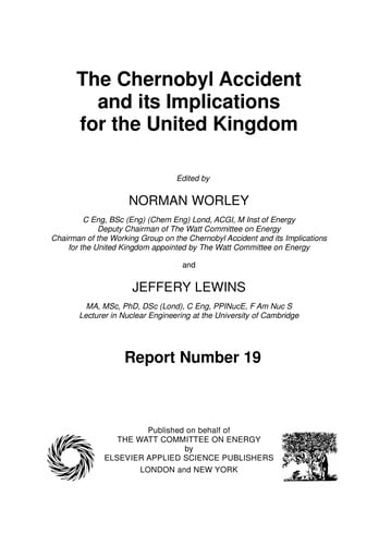 The Chernobyl accident and its implications for the United Kingdom