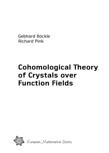 Cohomological theory of crystals over function fields