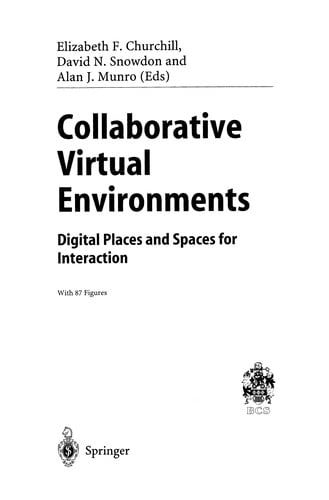 Collaborative virtual environments