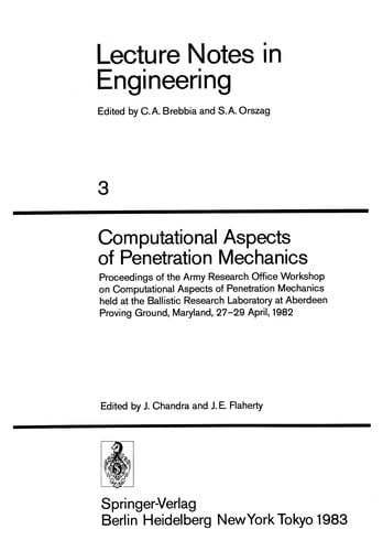 Computational Aspects of Penetration Mechanics