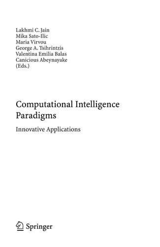 Computational intelligence paradigms