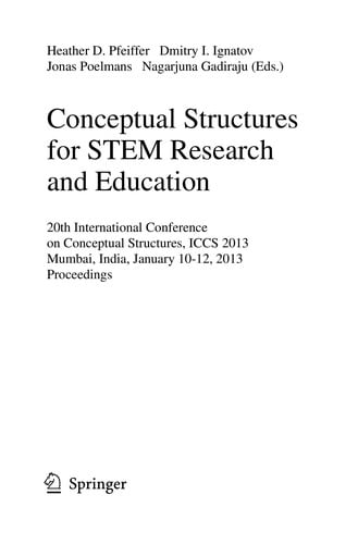 Conceptual Structures for STEM Research and Education