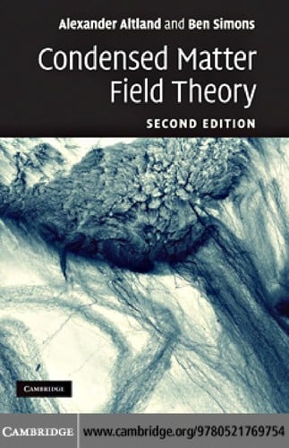 Condensed matter field theory