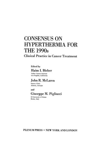 Consensus on Hyperthermia for the 1990s