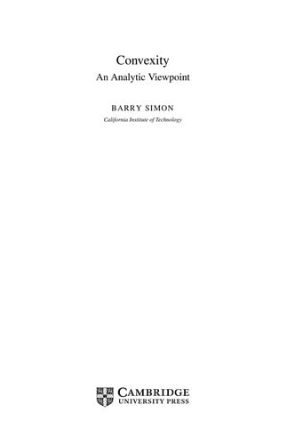 Convexity