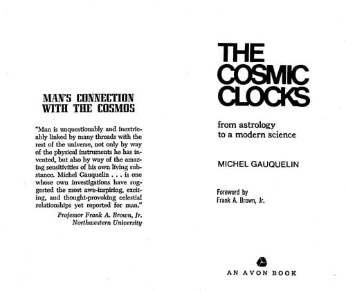 The cosmic clocks