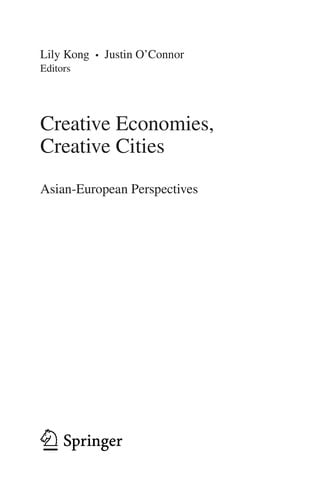 Creative economies, creative cities