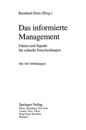Das informierte Management