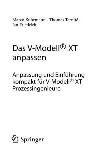Das V-Modell XT anpassen
